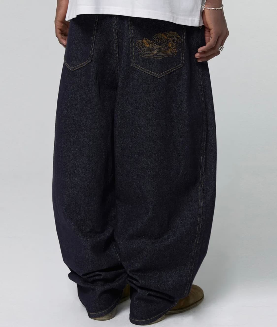 스웨이드 생지데님 팬츠 상품이미지1