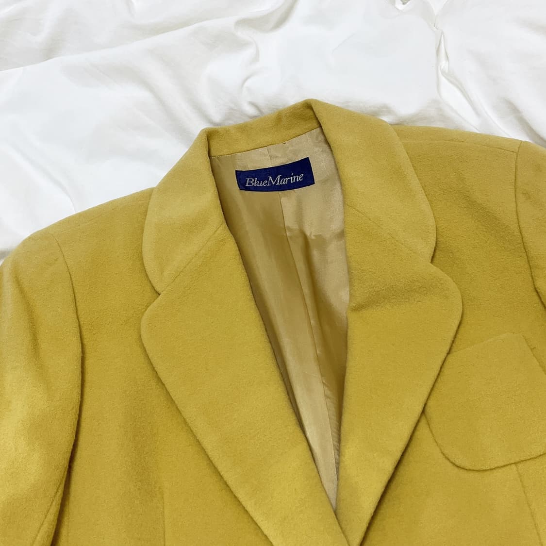 빈티지 ) 머스타드 울자켓 상품이미지1