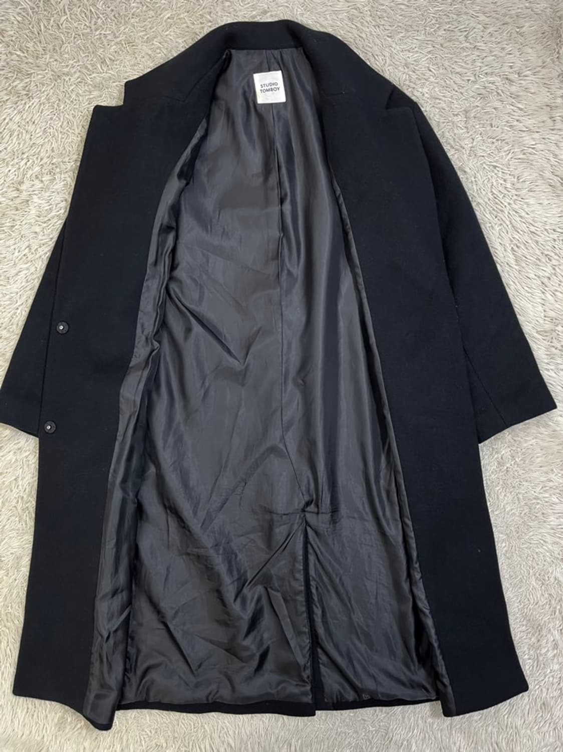 스튜디오톰보이 울 롱 코트/#2693 상품이미지4