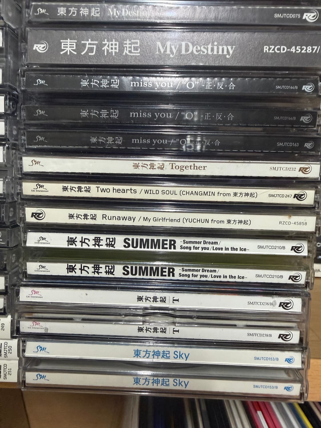 동방신기 cd 및 dvd 5인체일때 대부분  상품이미지7