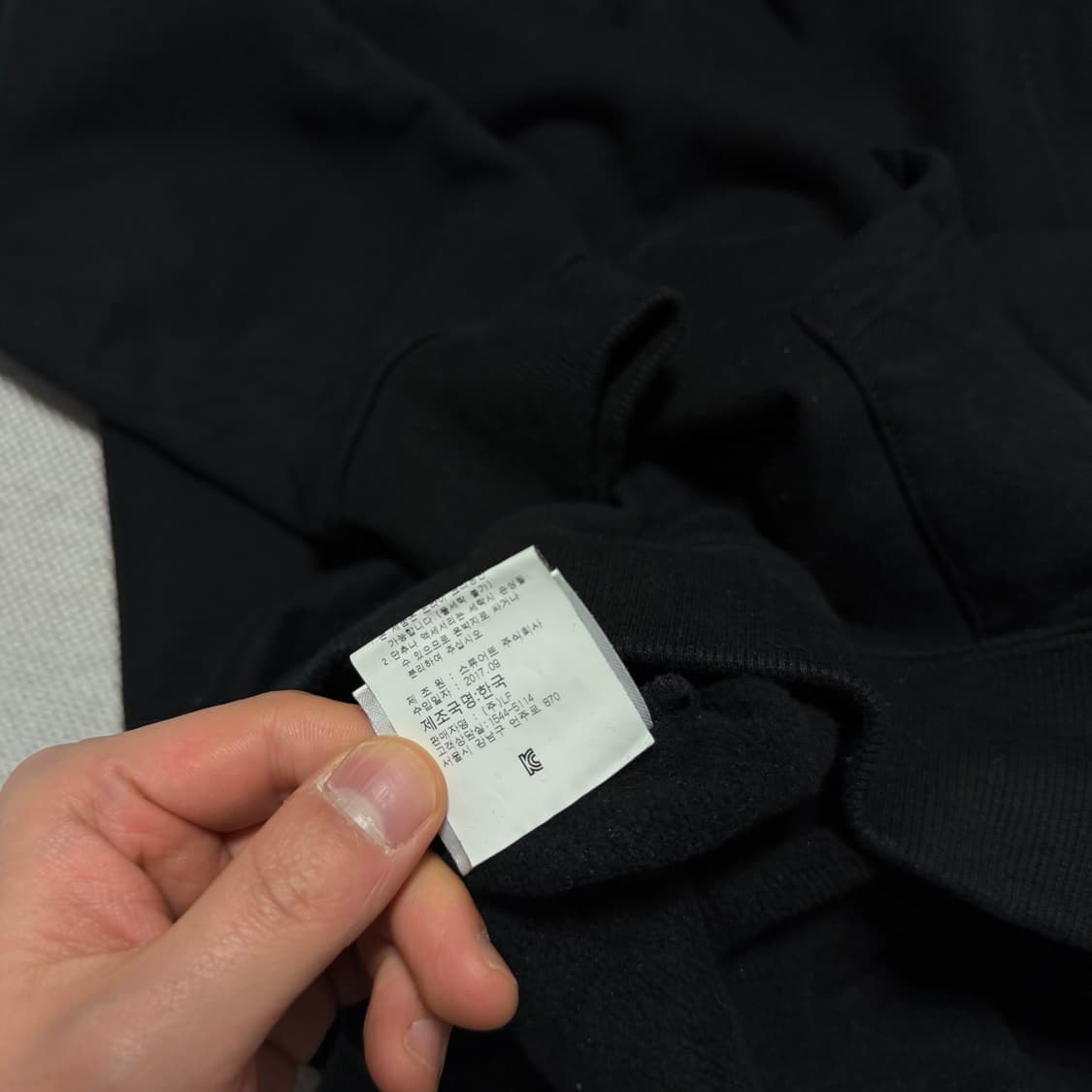 앤더슨벨 17fw 빅로고 후드티 상품이미지5