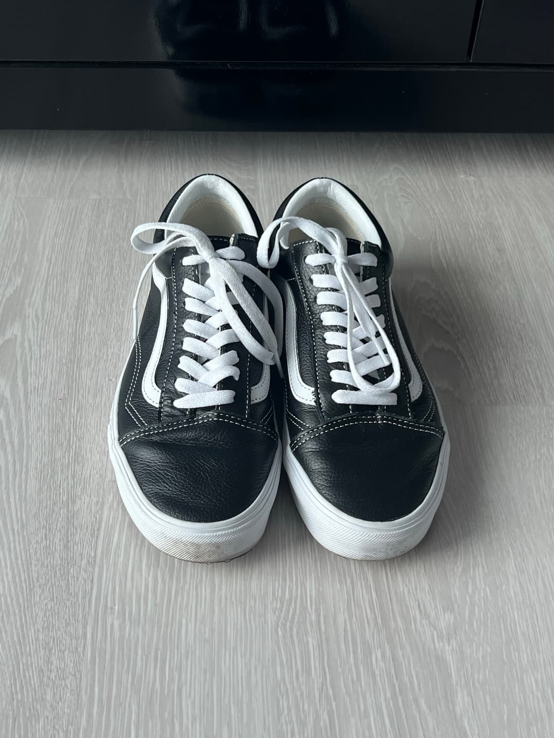 반스 레더 올드스쿨 블랙 270 상품이미지2