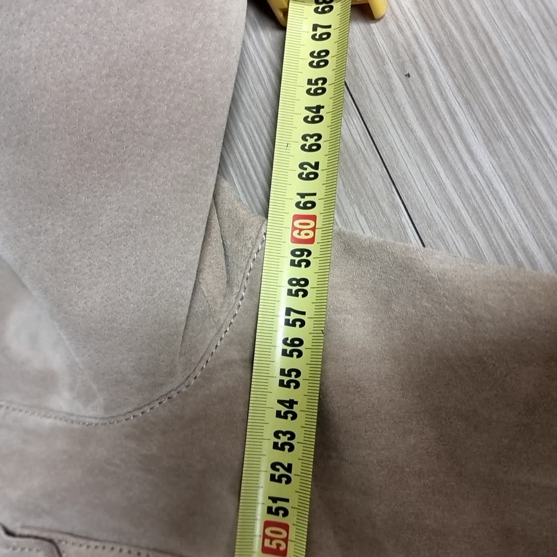 자라 가죽스웨이드 가죽트러커 자켓 베이지(105-110) 상품이미지4