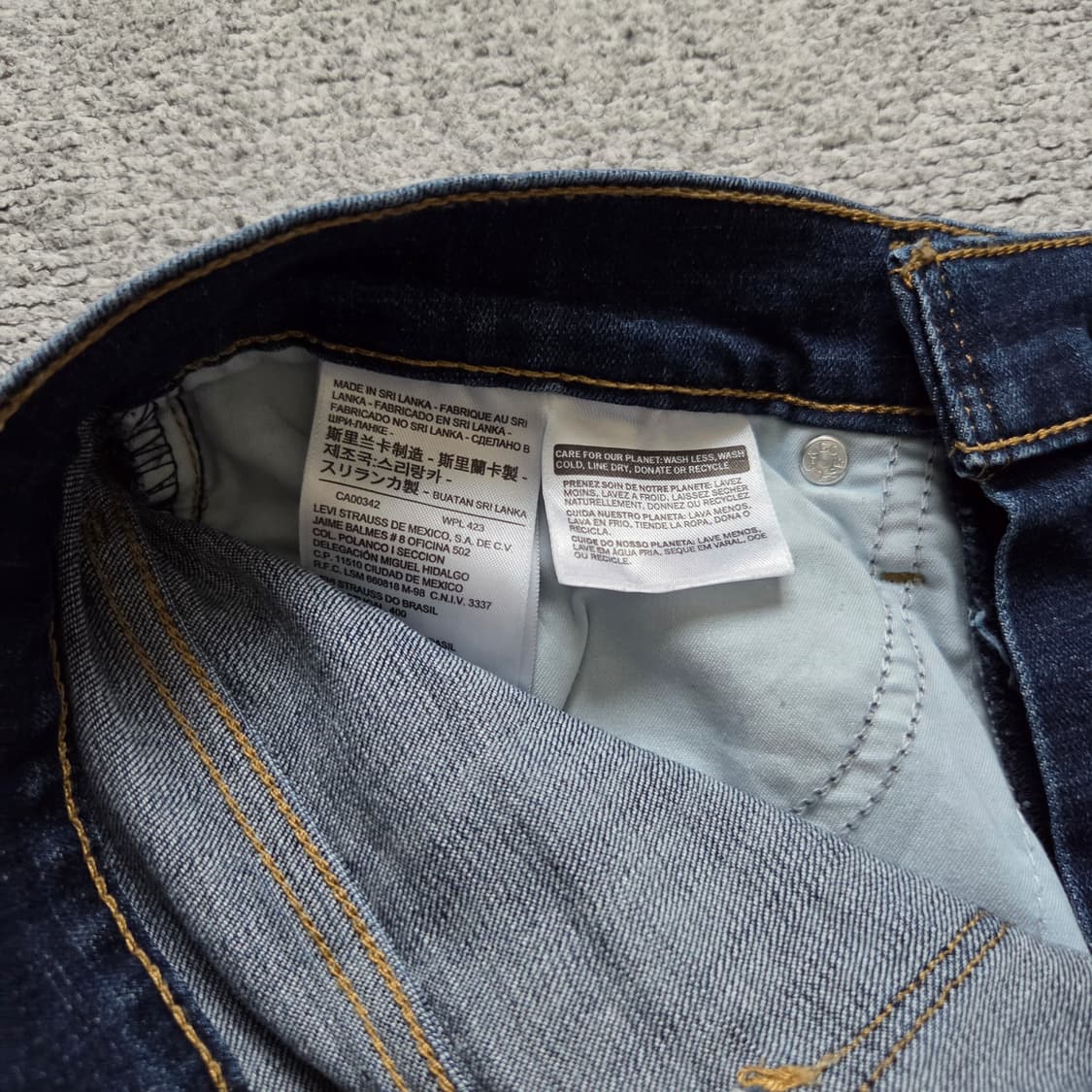 Levi's 리바이스 314 데님팬츠 청바지 27-28 상품이미지4