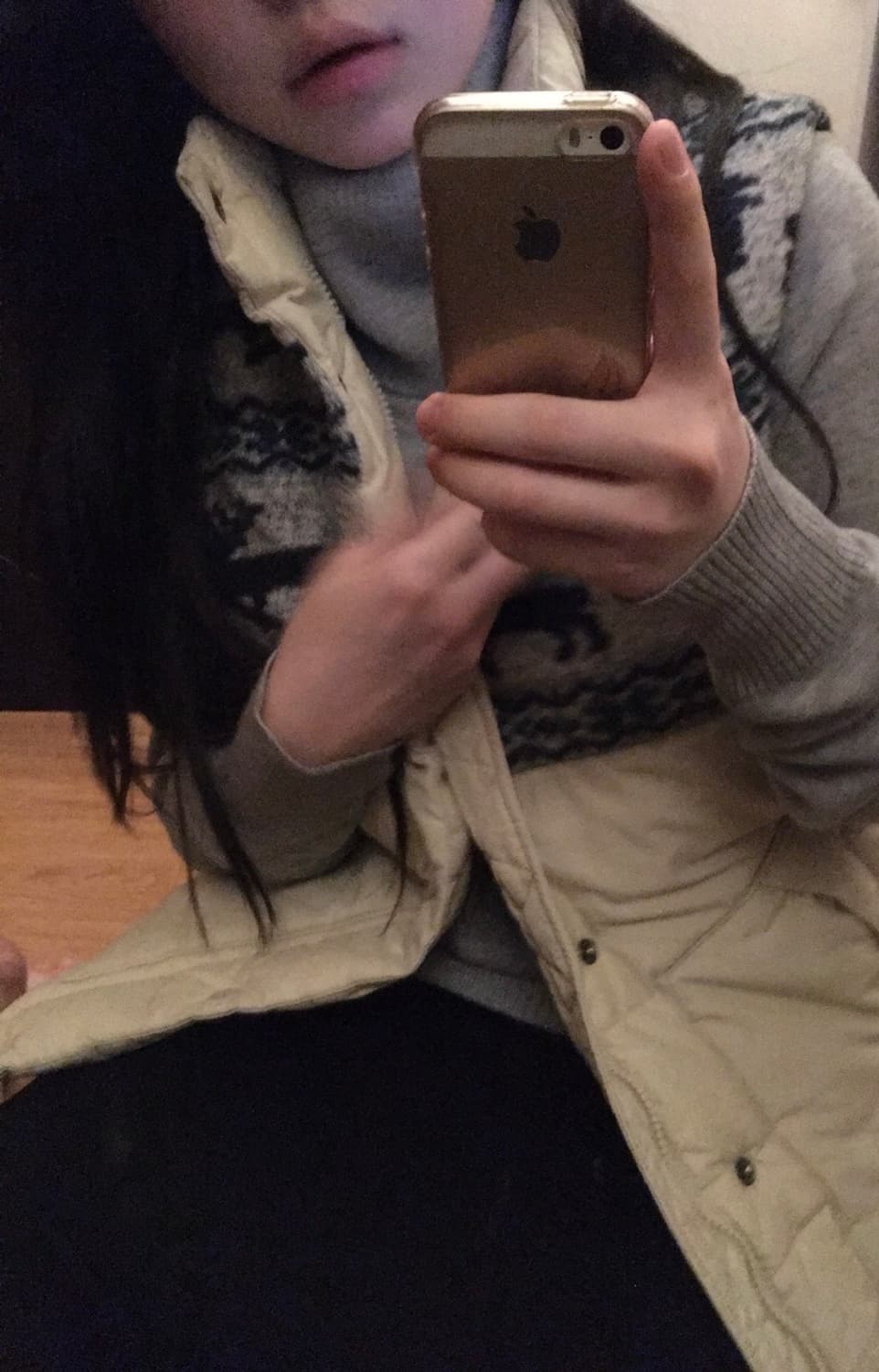 빈티지 모리 노르딕 패딩조끼 상품이미지2