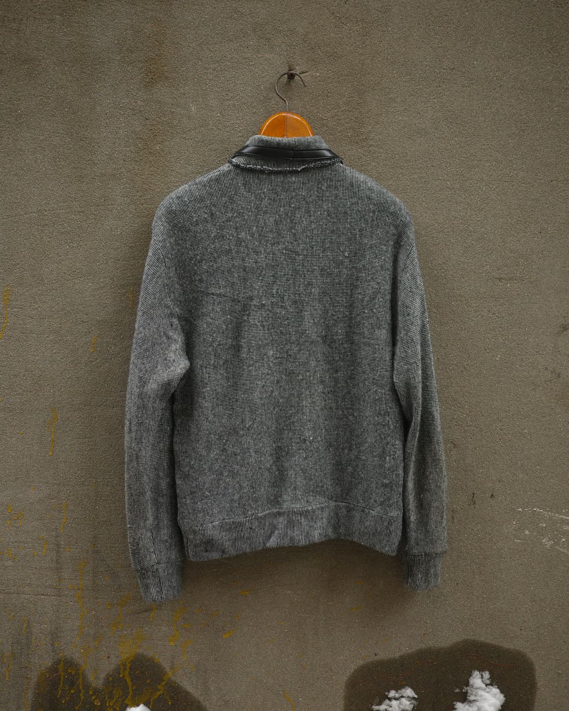 60‘s 70‘s 빈티지 모드 컨템포러리 쿼터 집 니트 폴로셔츠 상품이미지5