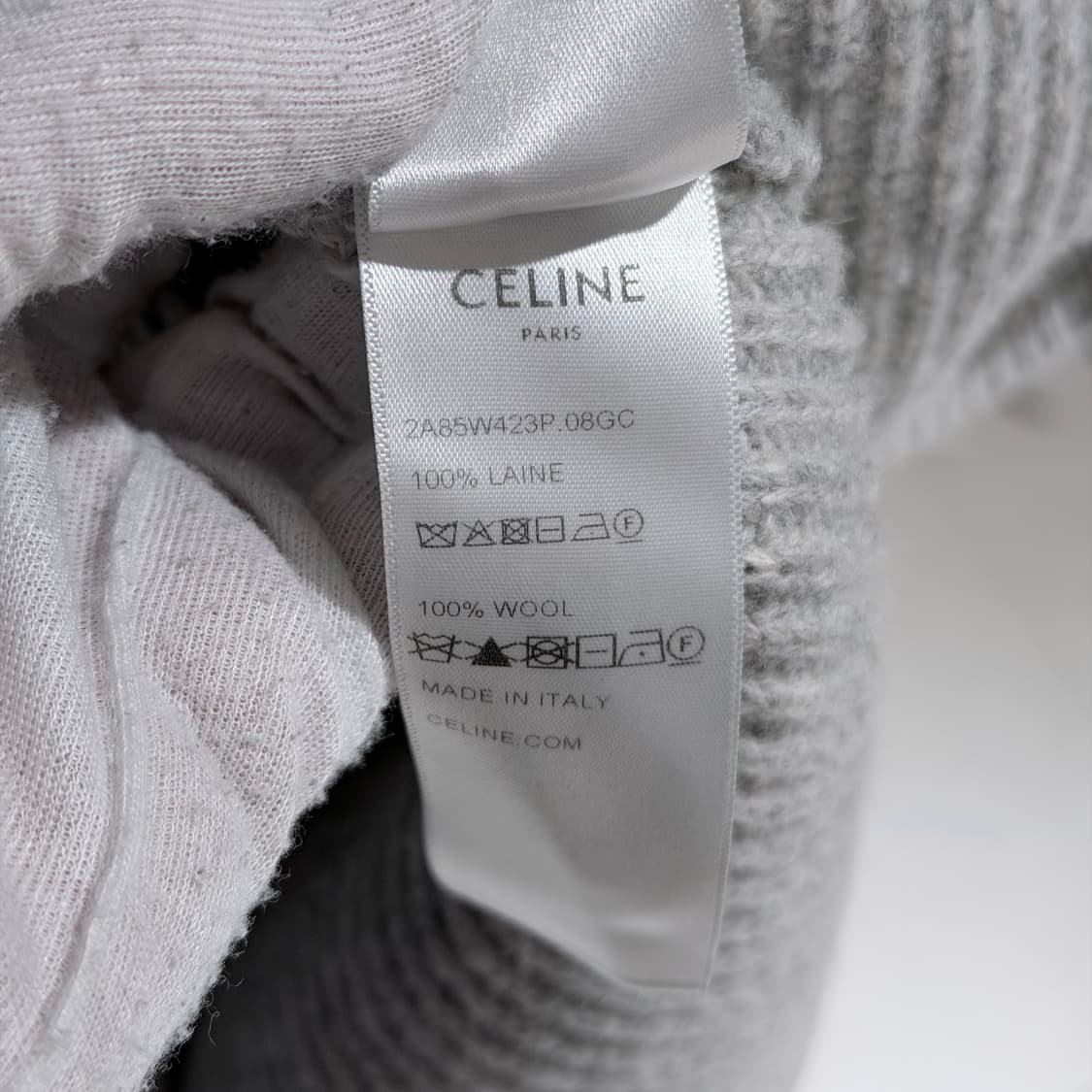 (A+/S) / 셀린느 울리브드 그레이 니트 후드 상품이미지8