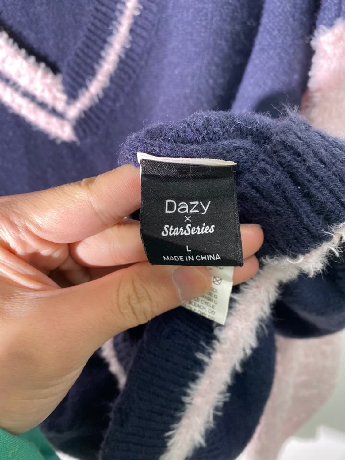 dazy 아크릴 니트 상품이미지3