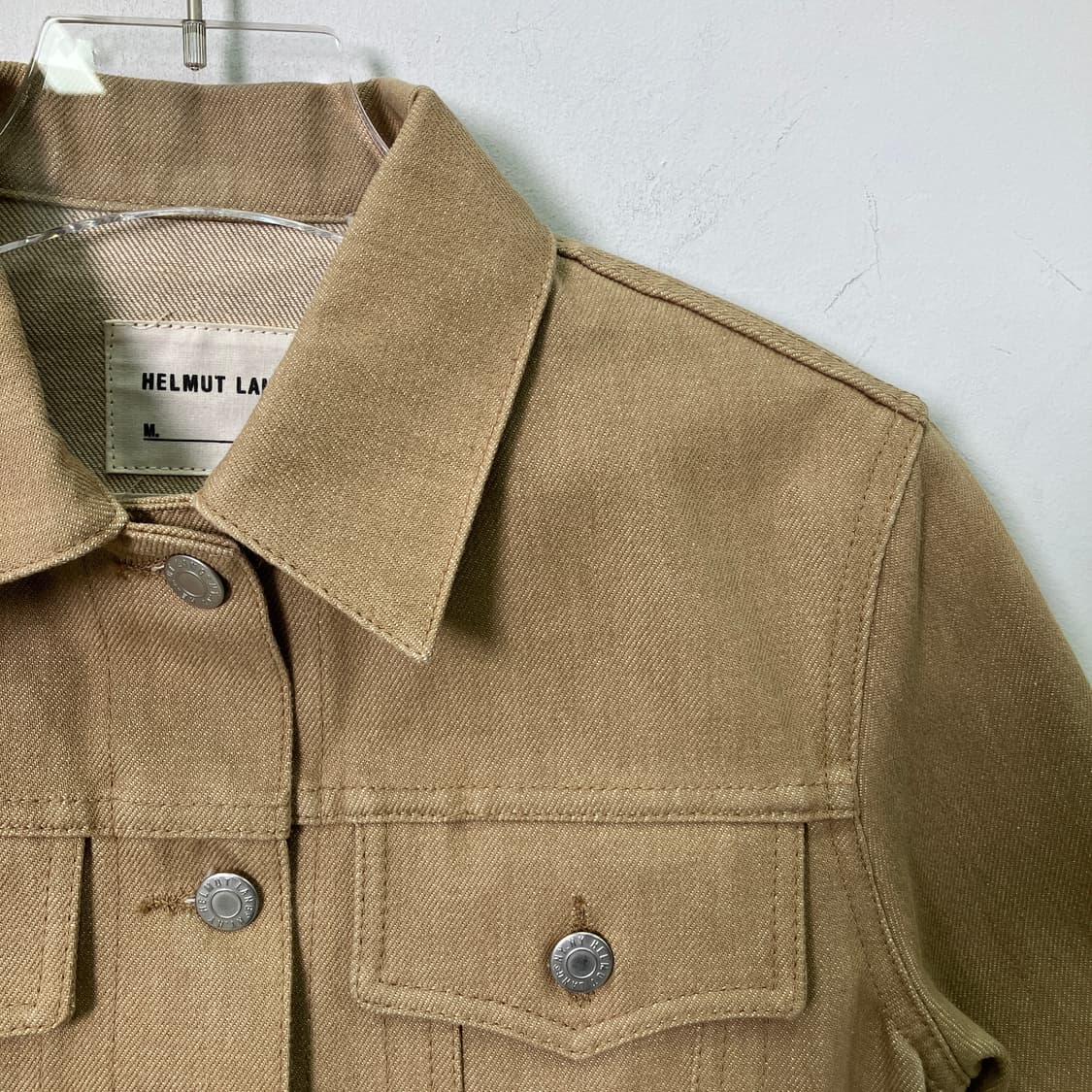 헬무트랭 카멜 주보토 데님 트러커 자켓 38 상품이미지4