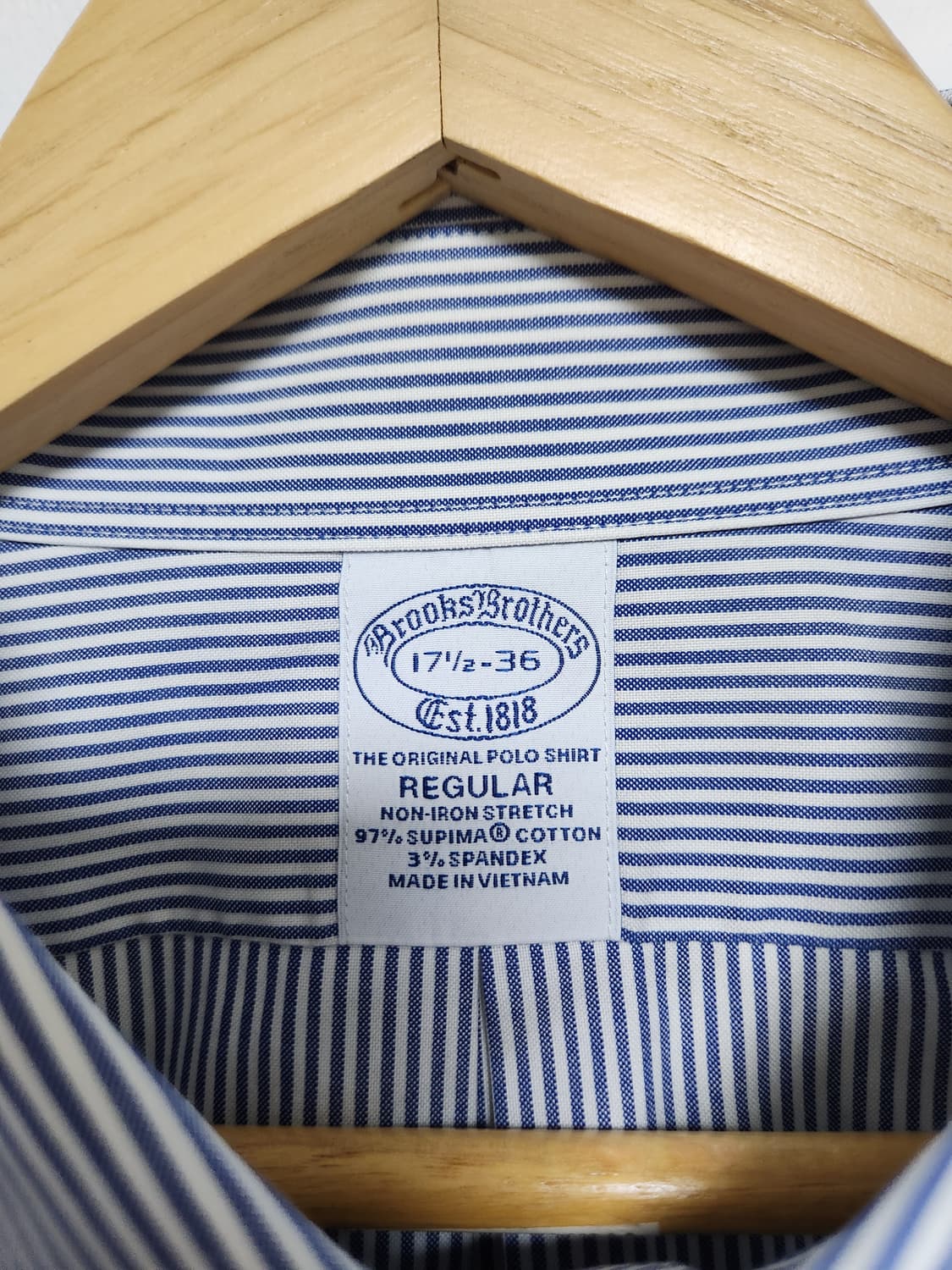 브룩스브라더스 스트라이프 셔츠 2XL - S182 상품이미지4