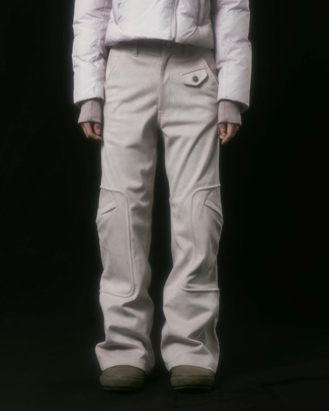 본네 bonnae suade pants 스웨이드 팬츠 애쉬핑크 1사이즈 상품이미지1