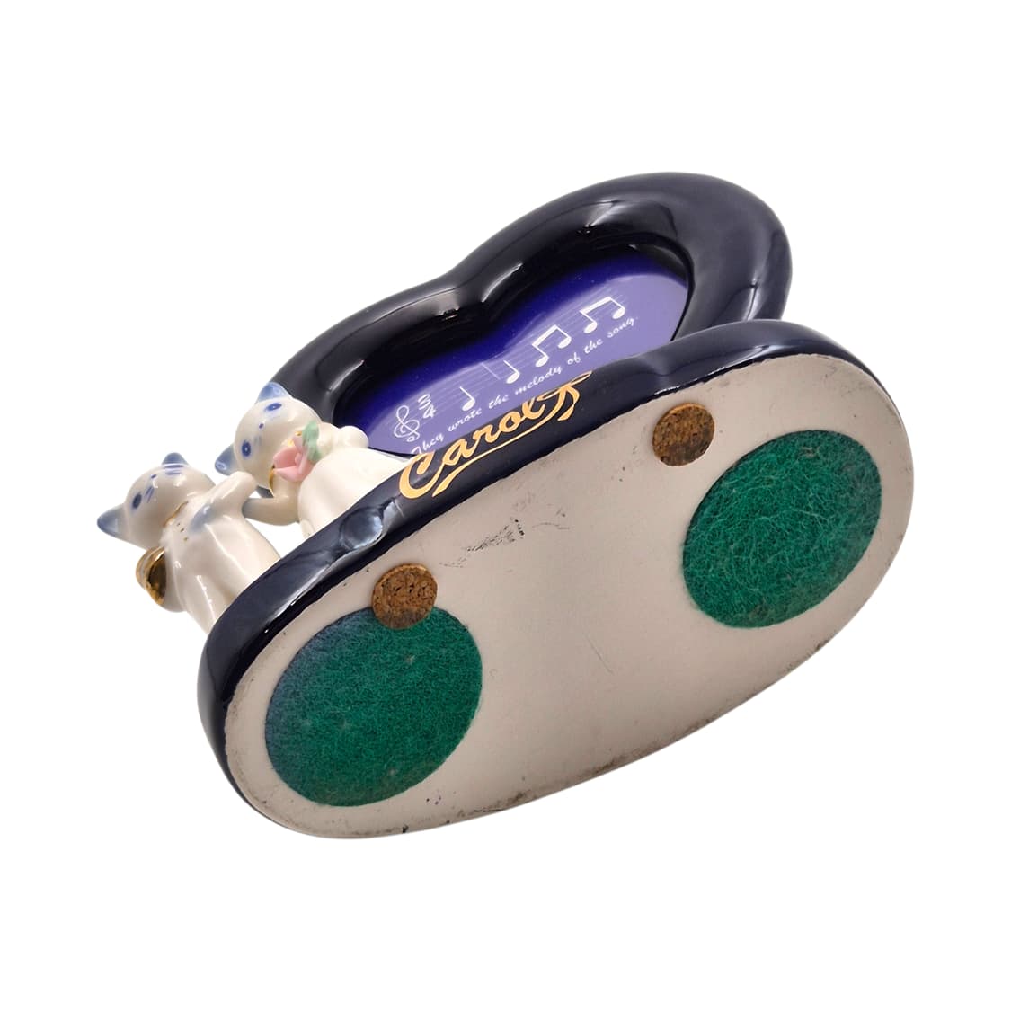 00s 웨딩 고양이 하트 도자기 액자&오르골 상품이미지5