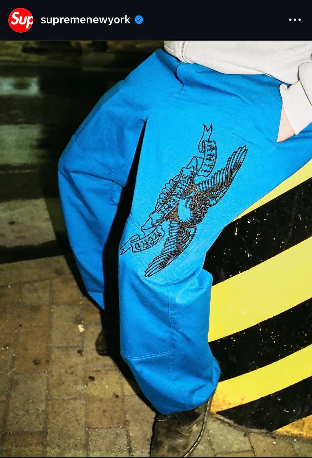 슈프림 안티히어로 워크팬츠 상품이미지1