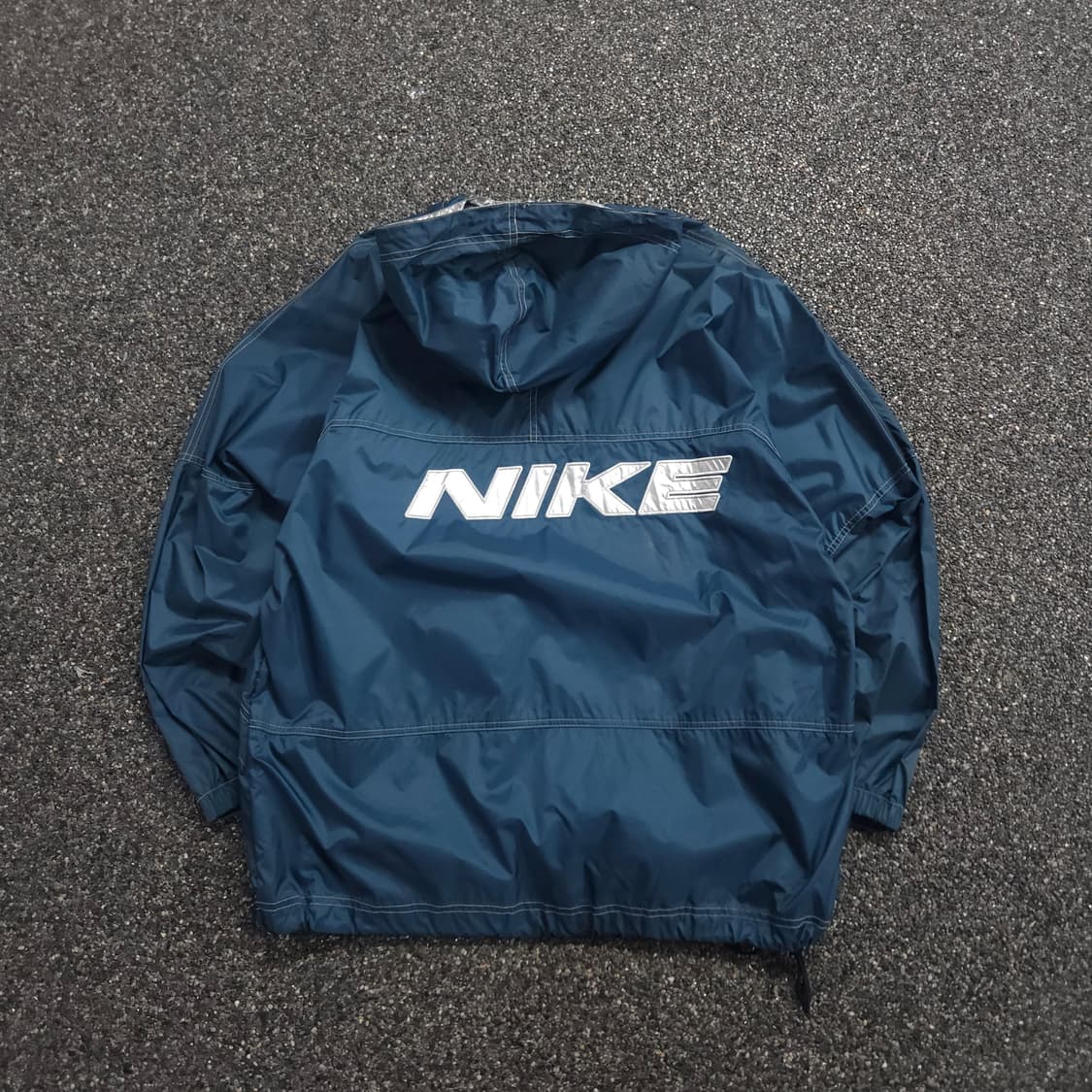 90s 나이키 올드스쿨 빅로고 아웃스티치 나일론 풀오버 아노락 (XL) 상품이미지2