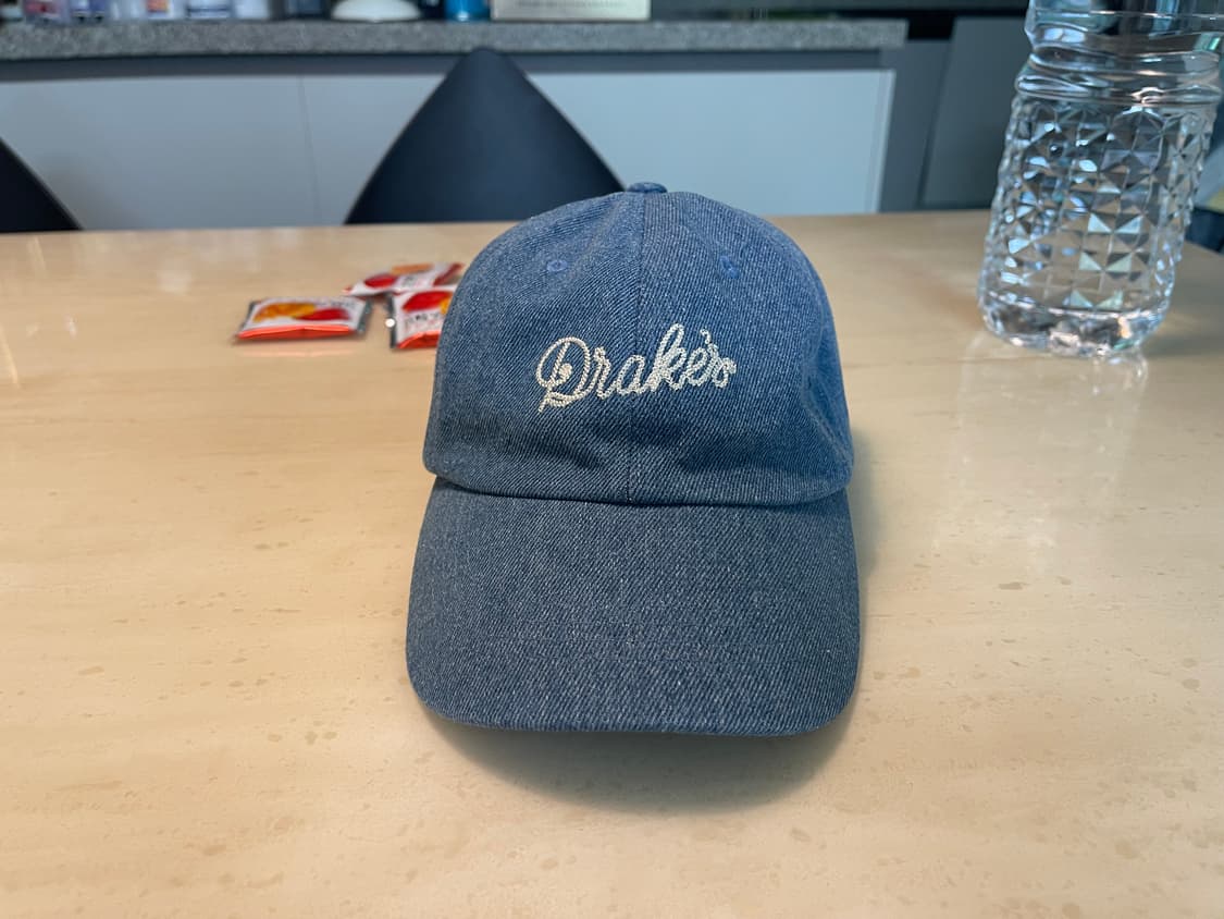 드레익스(Drakes) 라이트데님 체인스티치 볼캡/모자 상품이미지2