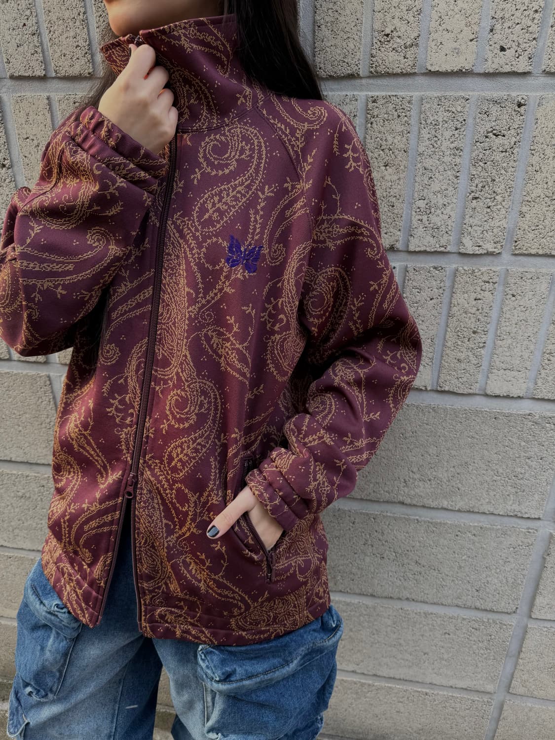 니들스 21A/W 자카드 페이즐리 패턴 집업 상품이미지7