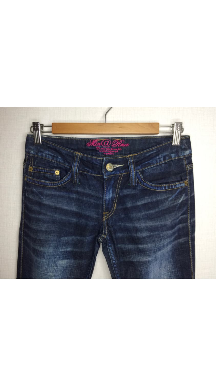 빈티지 진청 데님 부츠컷 팬츠 상품이미지2