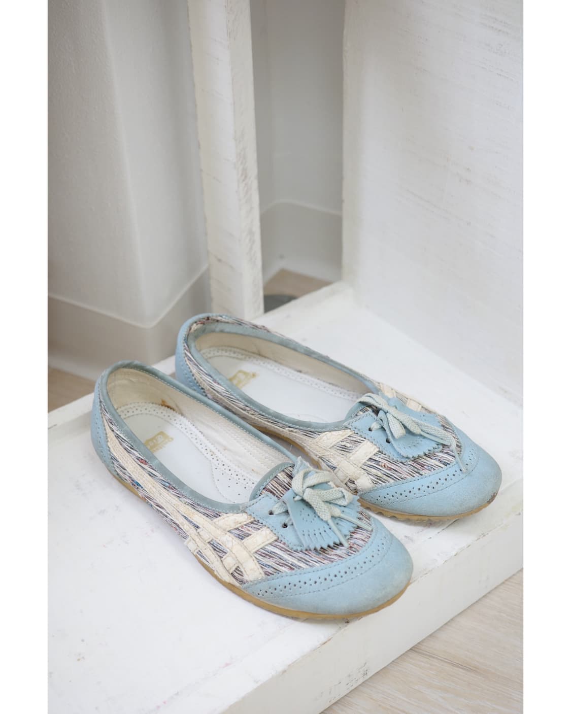 오니츠카타이거 Onitsukatiger skyblue flat shoes 상품이미지2