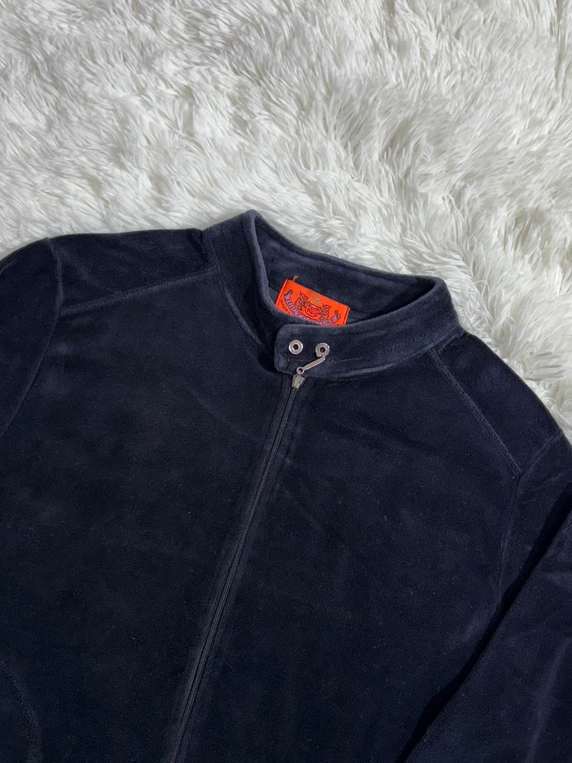 쥬시꾸띄르 블랙 벨벳 집업  상품이미지4