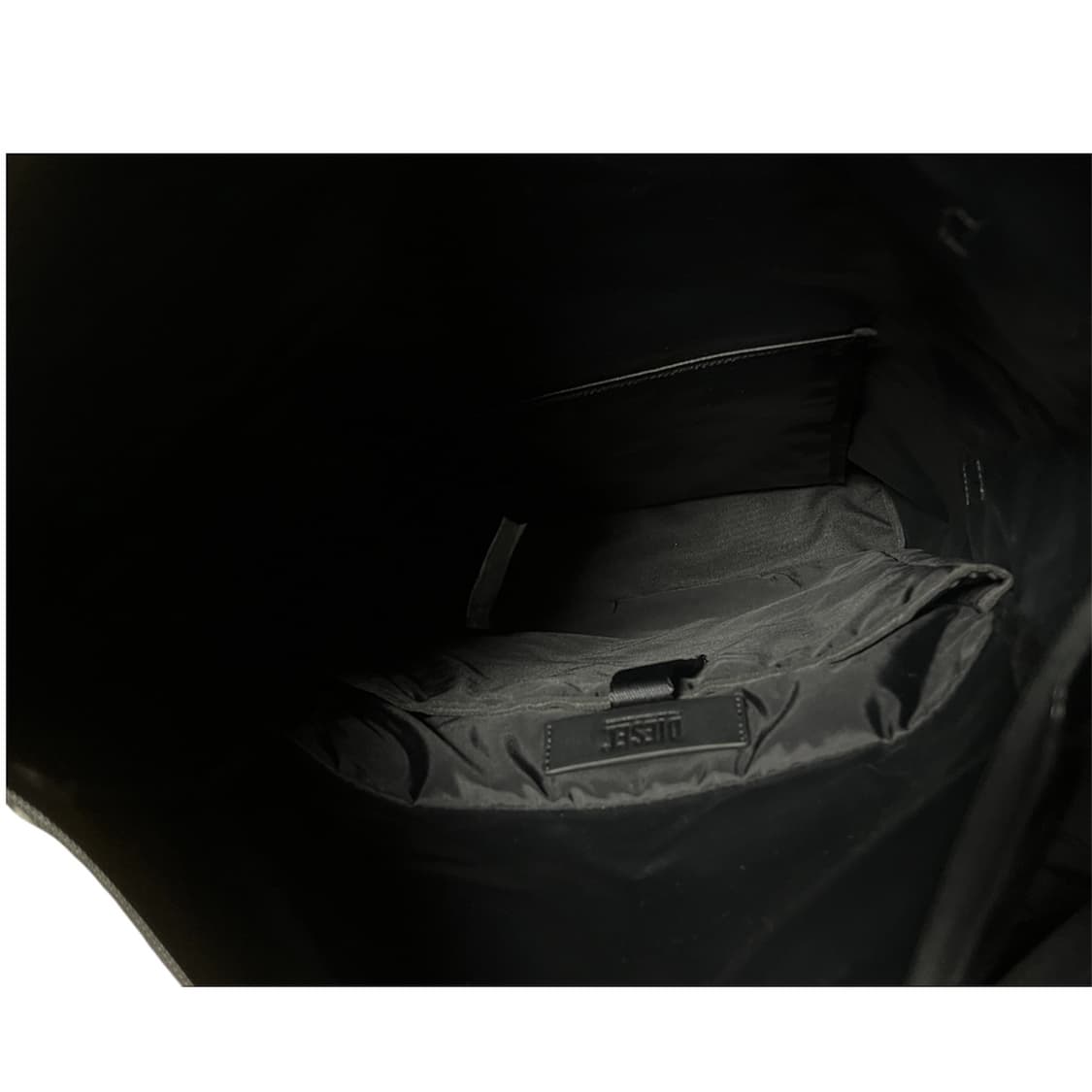 Diesel 워터프루프 롤탑 backpack 블랙 상품이미지5
