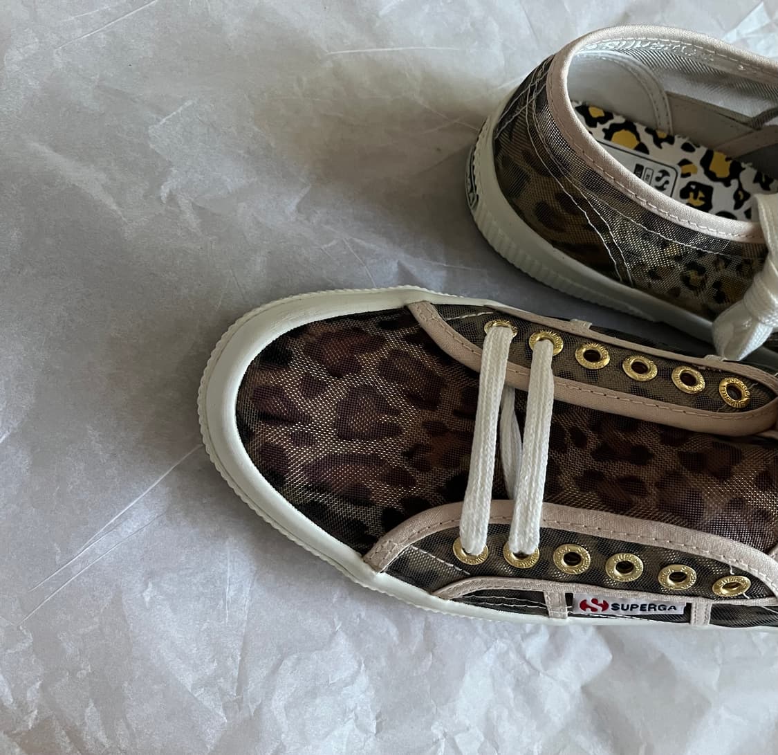 SUPERGA Mesh leopard ANIMAL 호피 스니커즈 상품이미지3