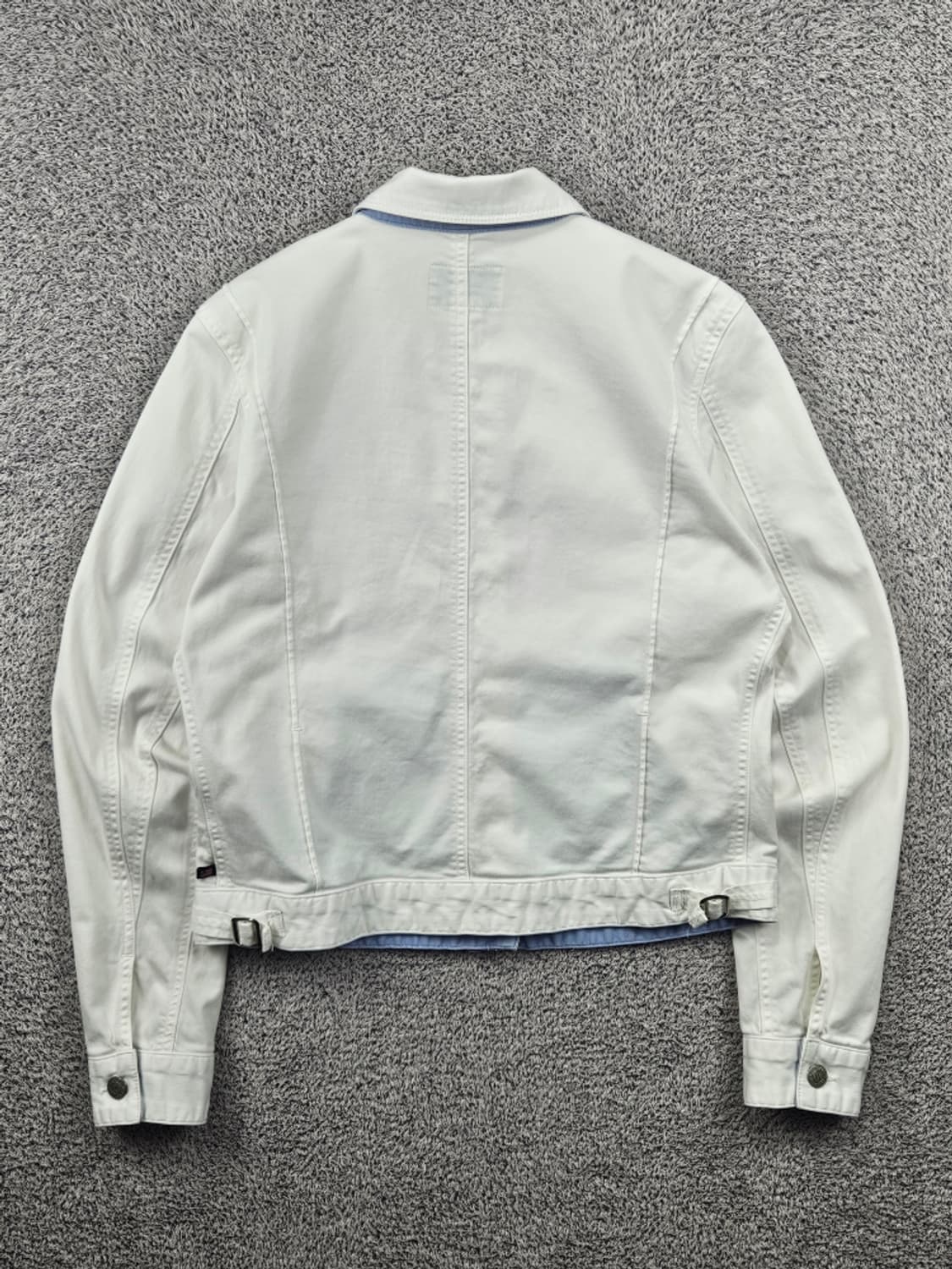 폴로 진스 컴퍼니 화이트 스판 데님 워크 자켓 ( L ) / 11813 상품이미지5