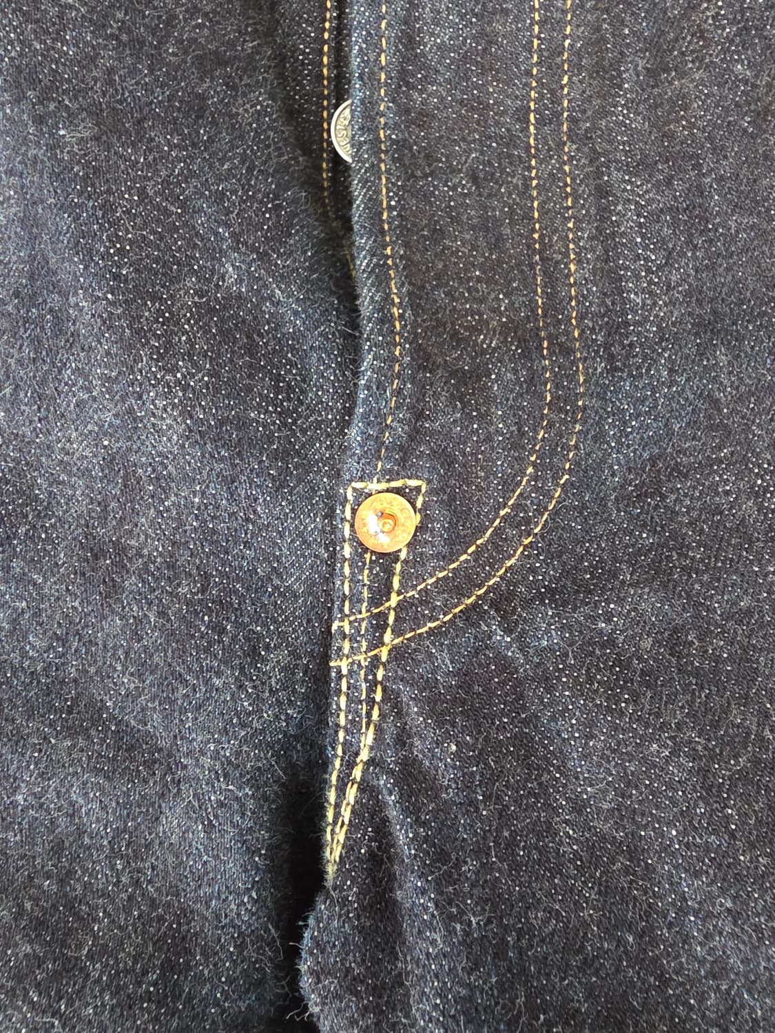 프리휠러스 LOT 601 XX 1942 신치백 데님 상품이미지6