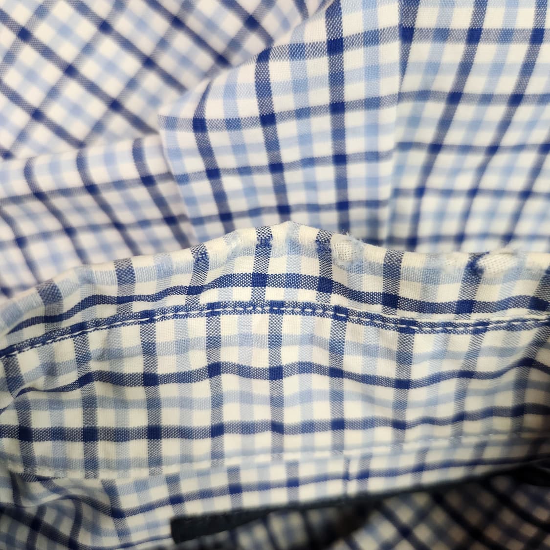 폴로랄프로렌 로고자수 체크 반팔셔츠 S(L) 상품이미지6