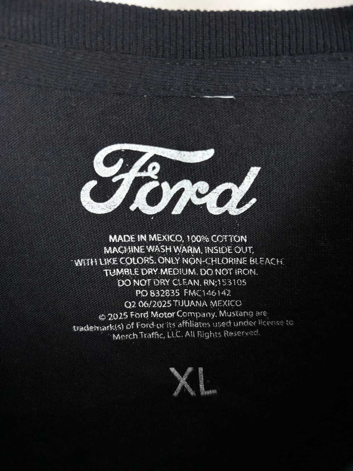 a580) Ford 포드 머스탱 레이싱 반팔티셔츠 상품이미지3
