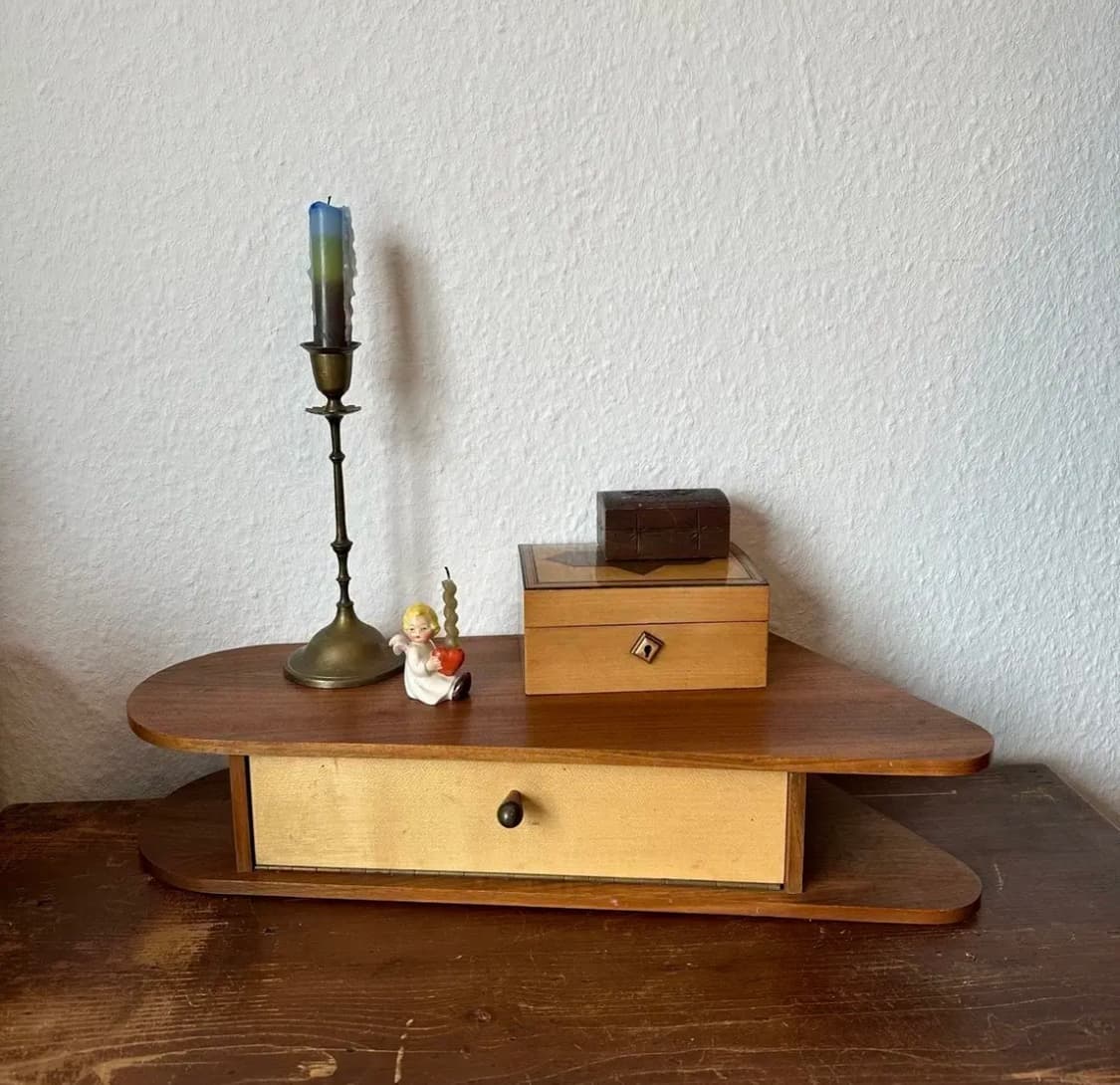 독일)빈티지 우드 선반 상품이미지1