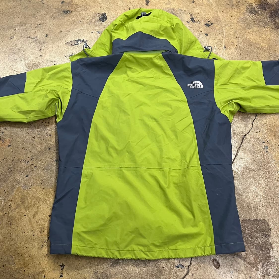 [정품/100] 노스페이스 바람막이 그린 네이비 자켓 b15 상품이미지4