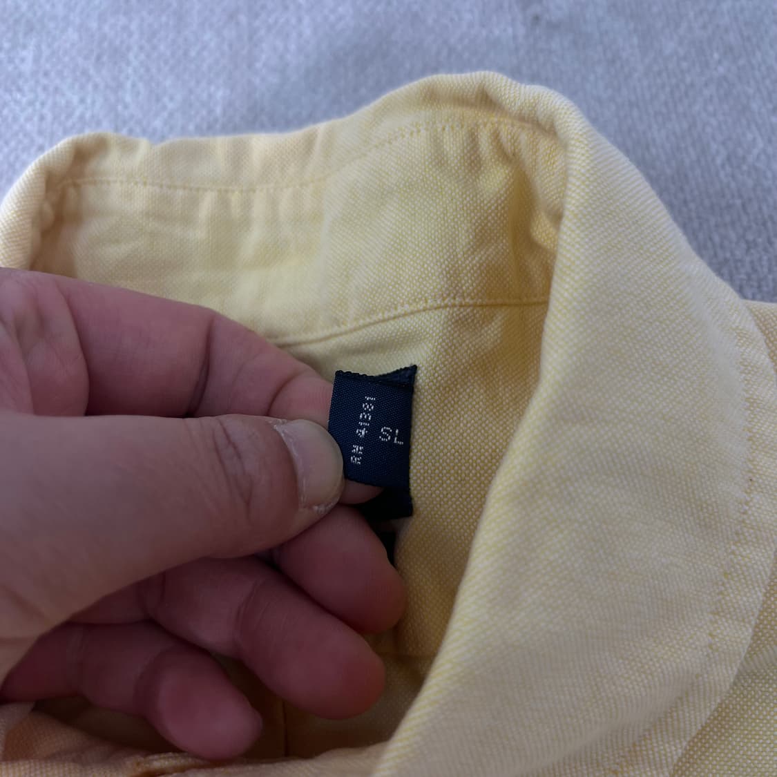 105 폴로랄프로렌 옐로우 코튼 셔츠 상품이미지5