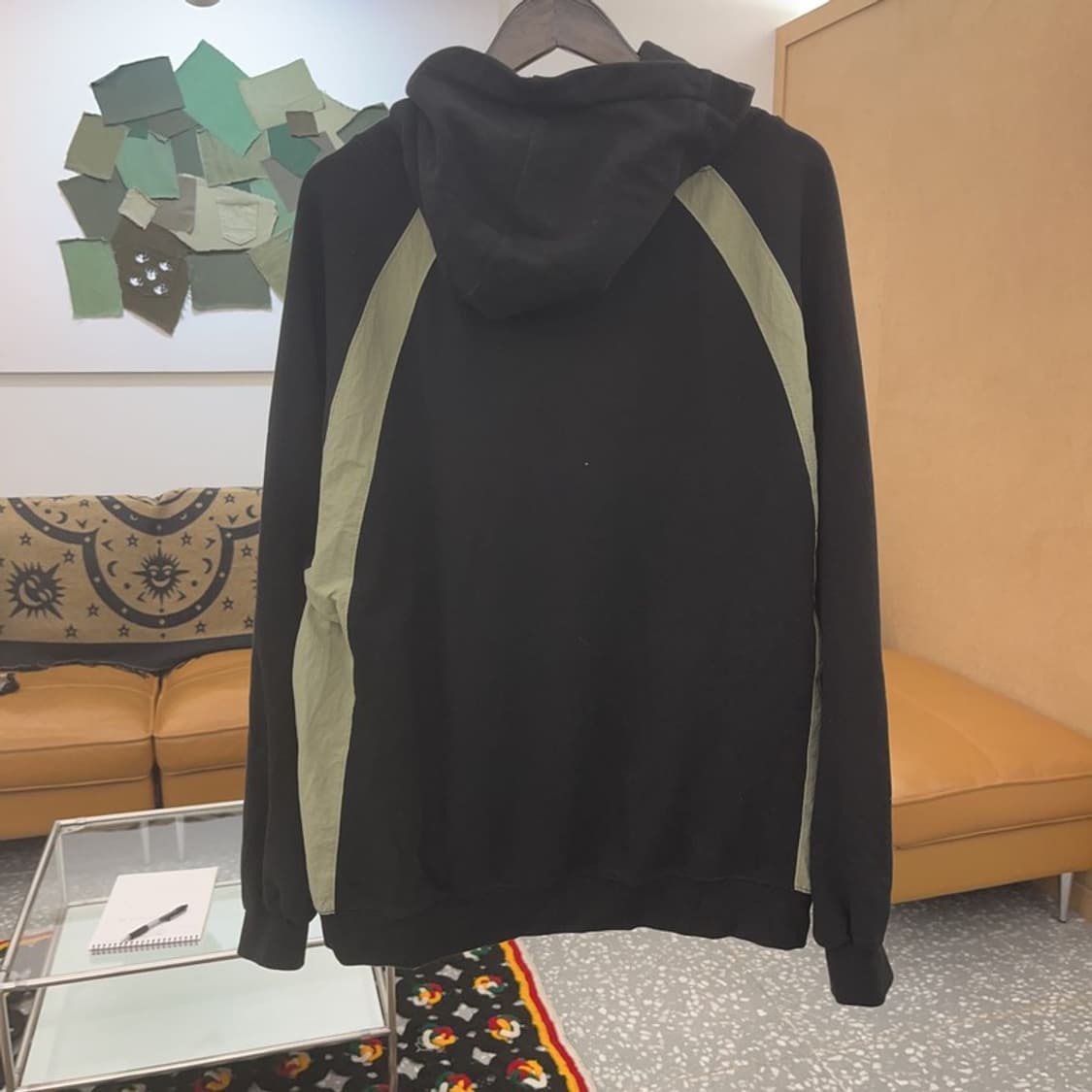 꼼파뇨 올드스쿨 크래킹 스냅 래글런 후드티 XL C07918 상품이미지4