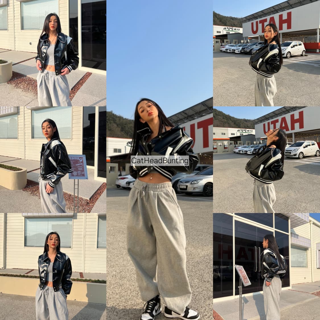 바시티 자켓 릿킴 블랙업 원더원더 키미스 히피디피 상품이미지5