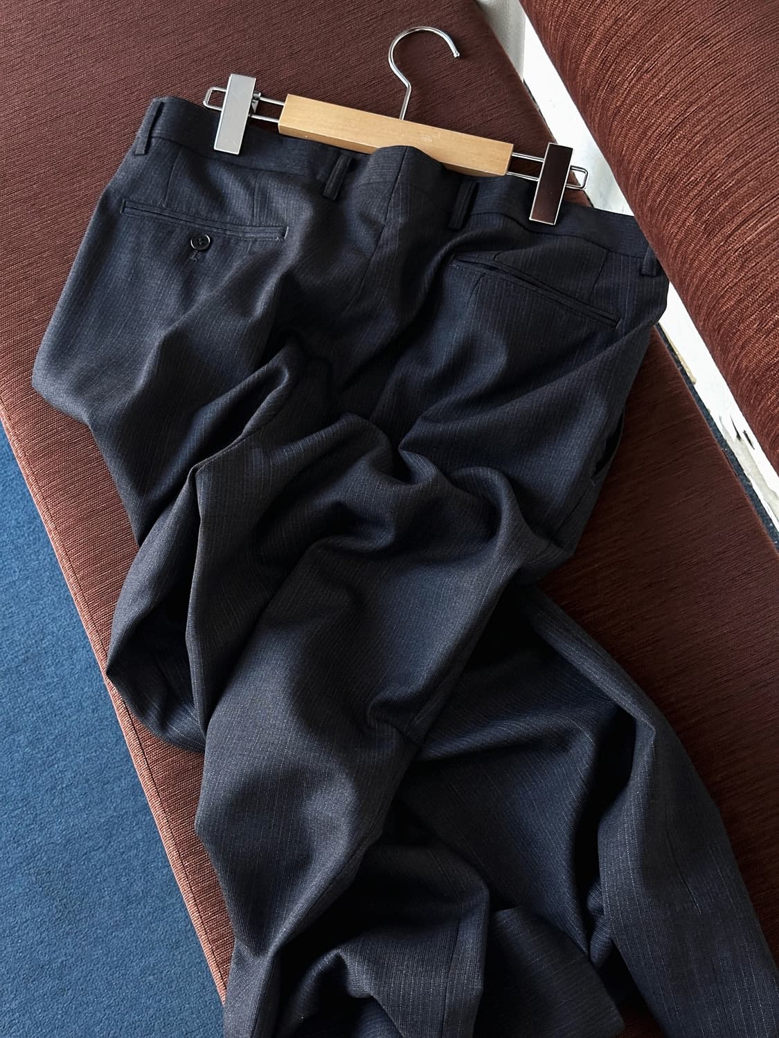 1 pleats multi patterned wool trousers 상품이미지1