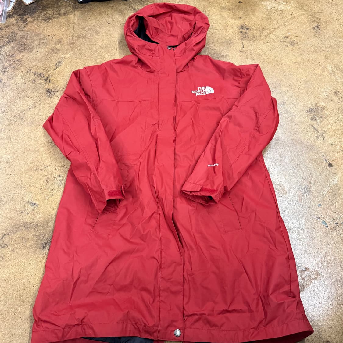 [정품/S] 노스페이스 드라이벤트 후드 바람막이 레드 b10 상품이미지2