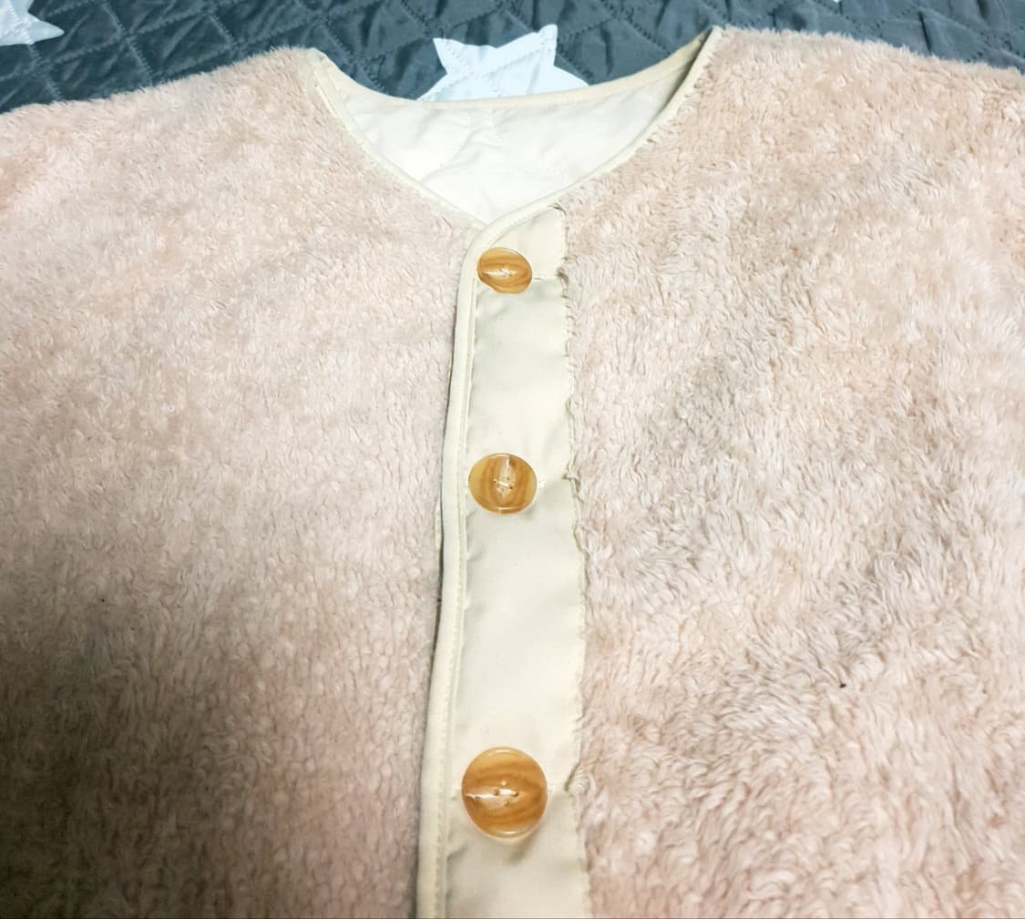 세미크롭 리버시블 후리스 패딩 자켓 (F) 상품이미지2