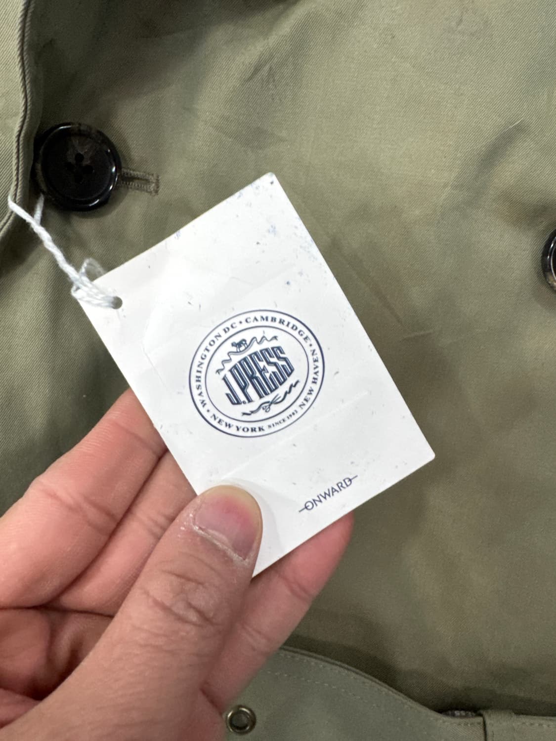 제이프레스 램스울 라이너 트렌치 코트 LL 상품이미지4