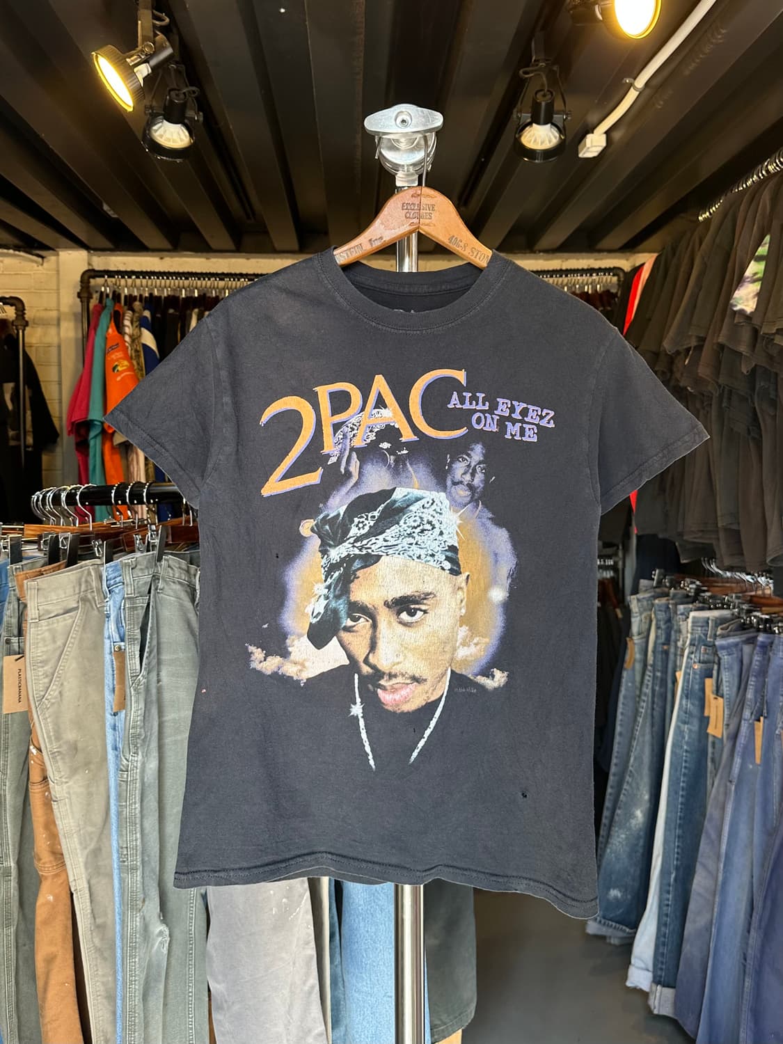 투팍 2pac 래퍼 프린팅 티셔츠 상품이미지1