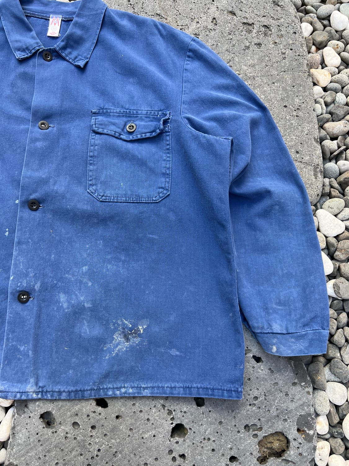 FADED VINTAGE WASHING HBT 헤링본 프렌치워크자켓 상품이미지5