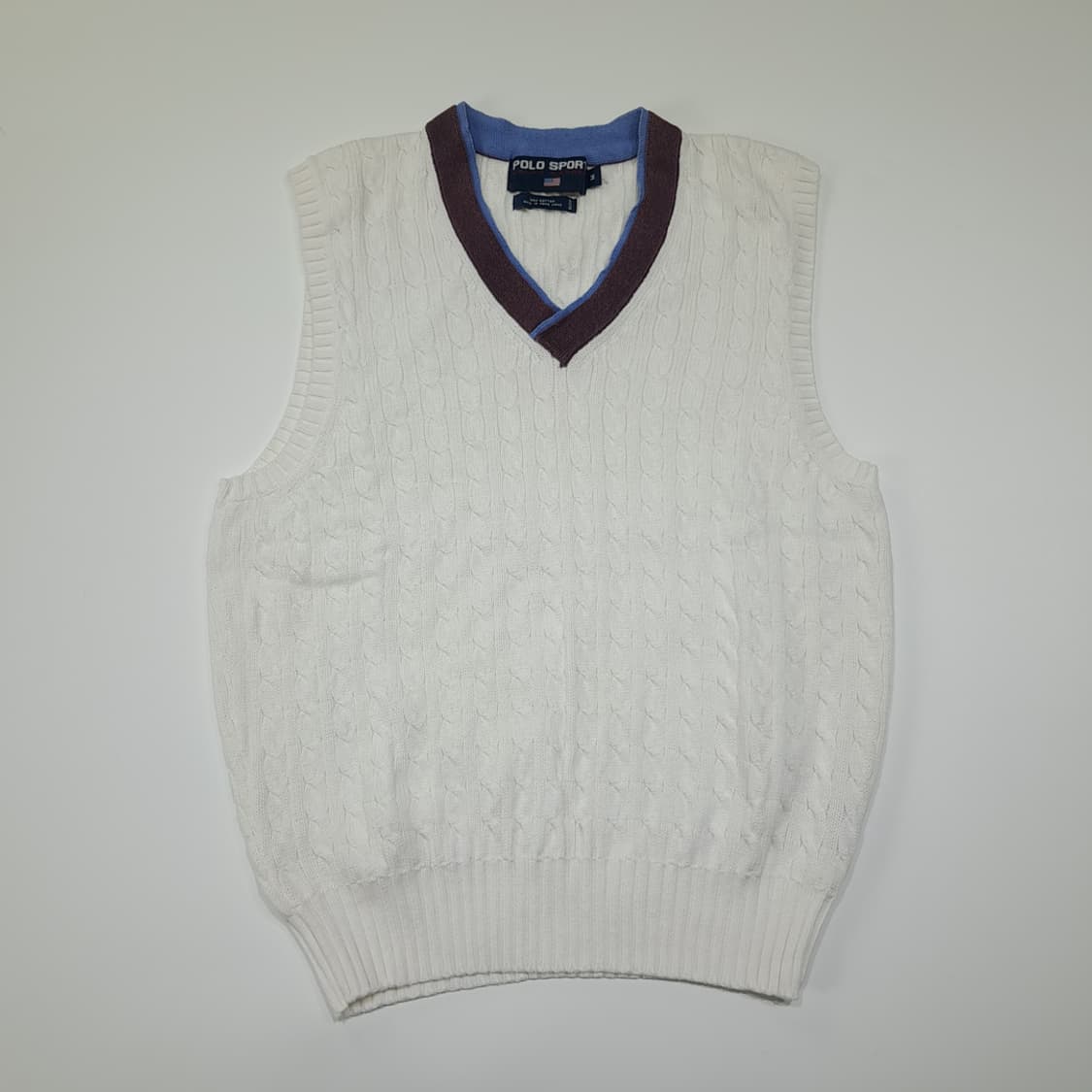 CL189 M 폴로스포츠 케이블 니트 베스트 상품이미지1
