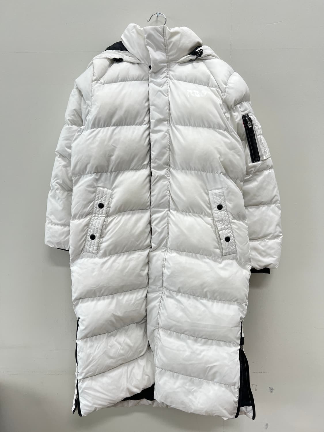 (S) 리바이스 솜 롱패딩 화이트 상품이미지2