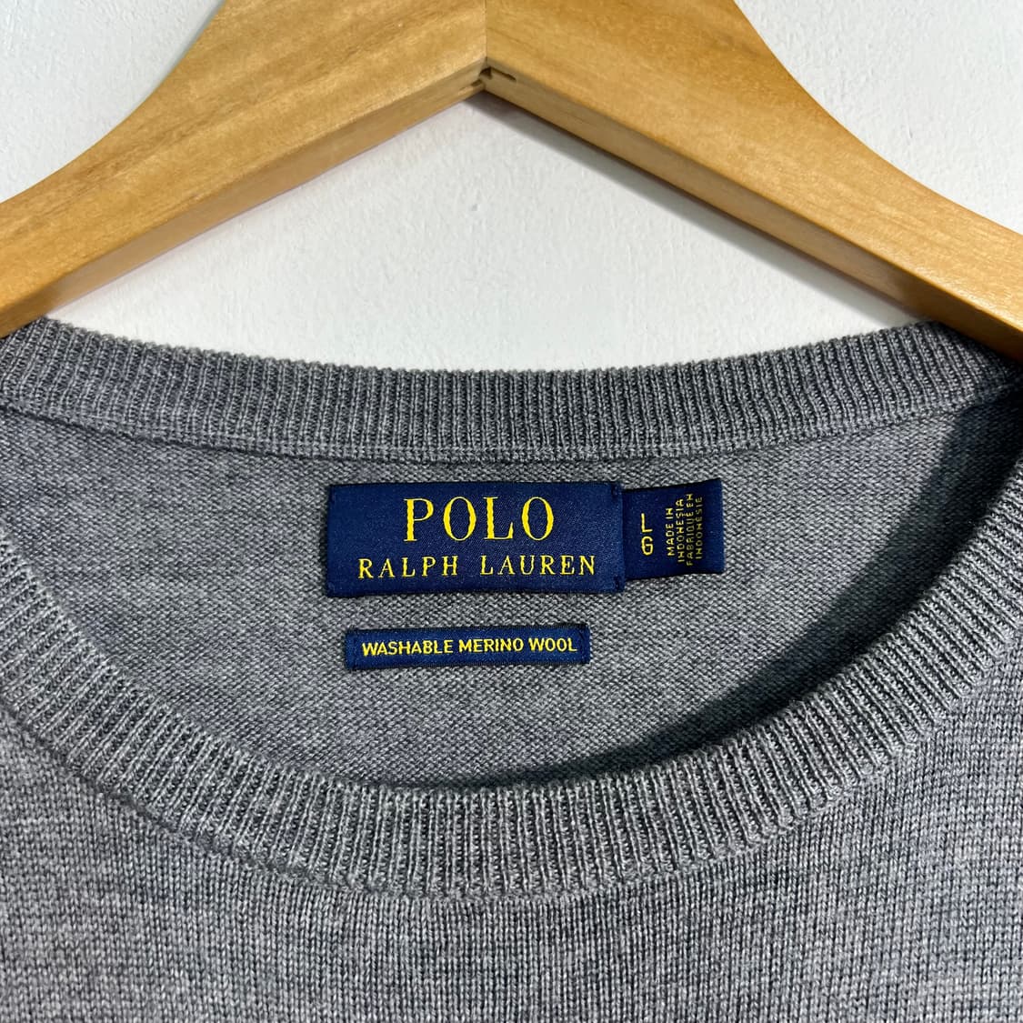 폴로랄프로렌 메리노 울100 니트 L (세탁완료) 상품이미지5