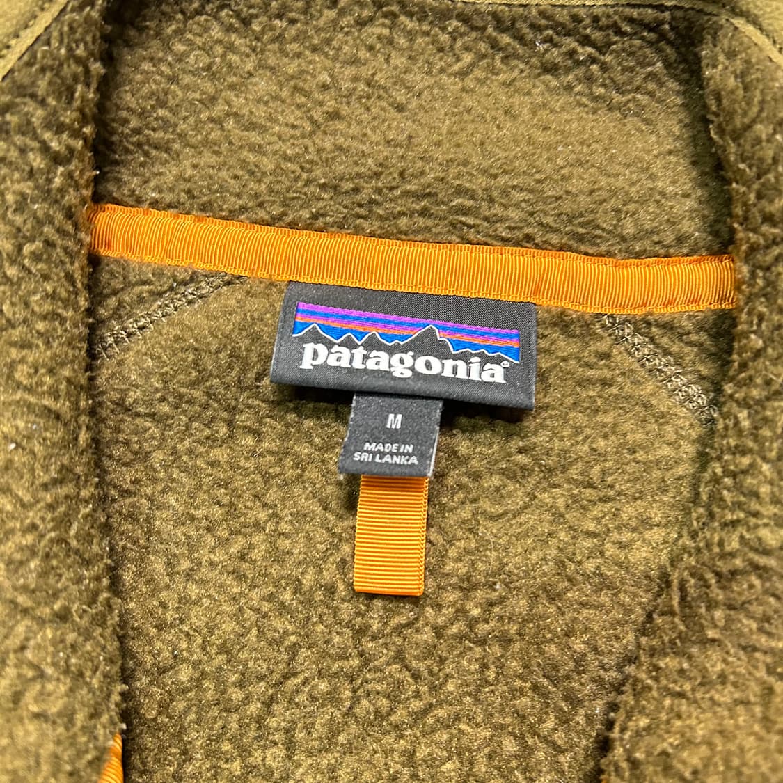 파타고니아(Patagonia) 레트로 파일 플리스 올리브 상품이미지4