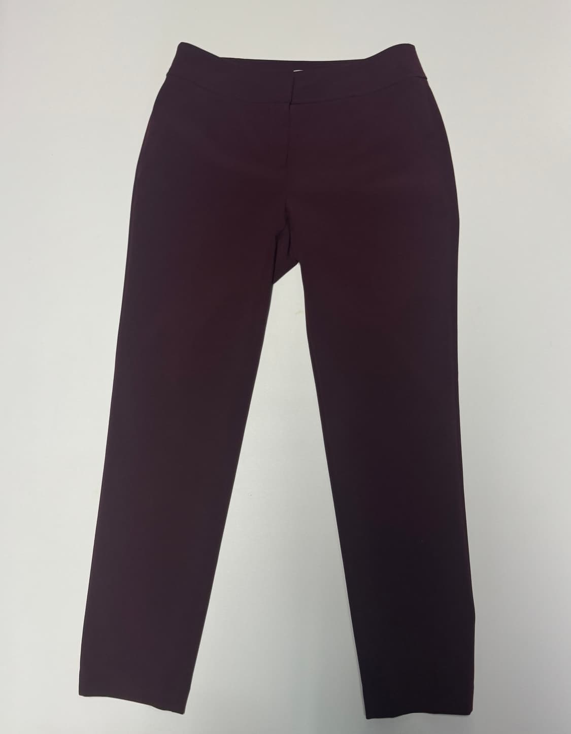 여성 모조에스핀 버건디 슬랙스 펜츠 상품이미지1