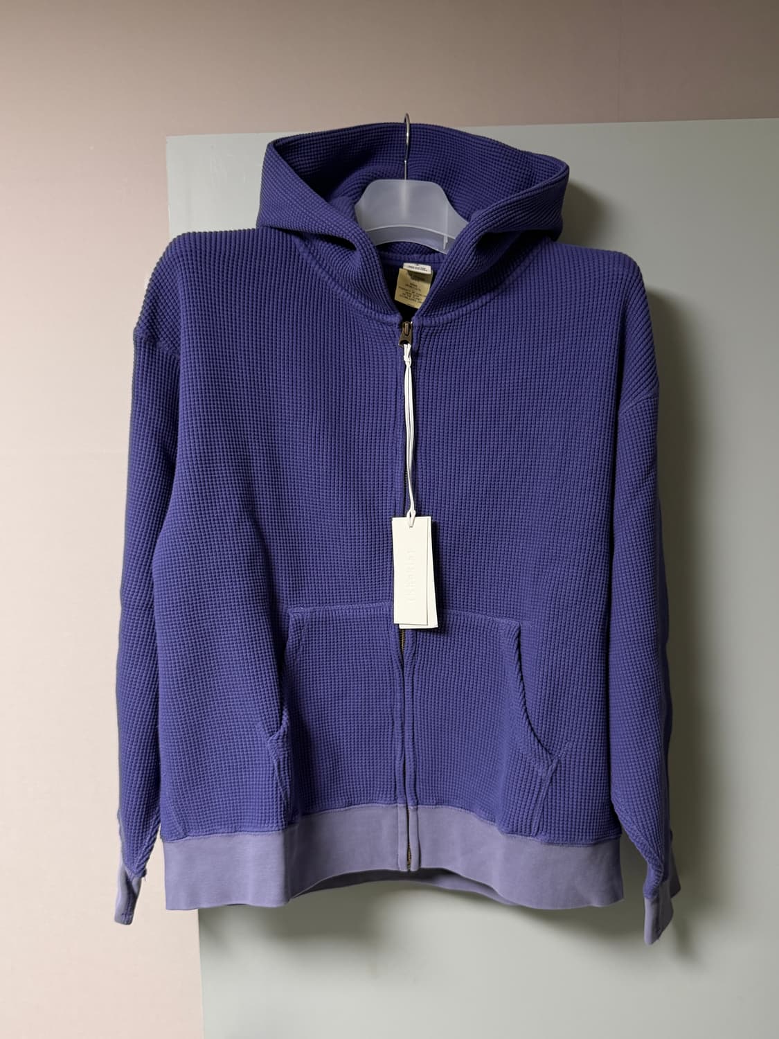 (새상품) 카키스 - Waffle Full Zip Hoodie 상품이미지1