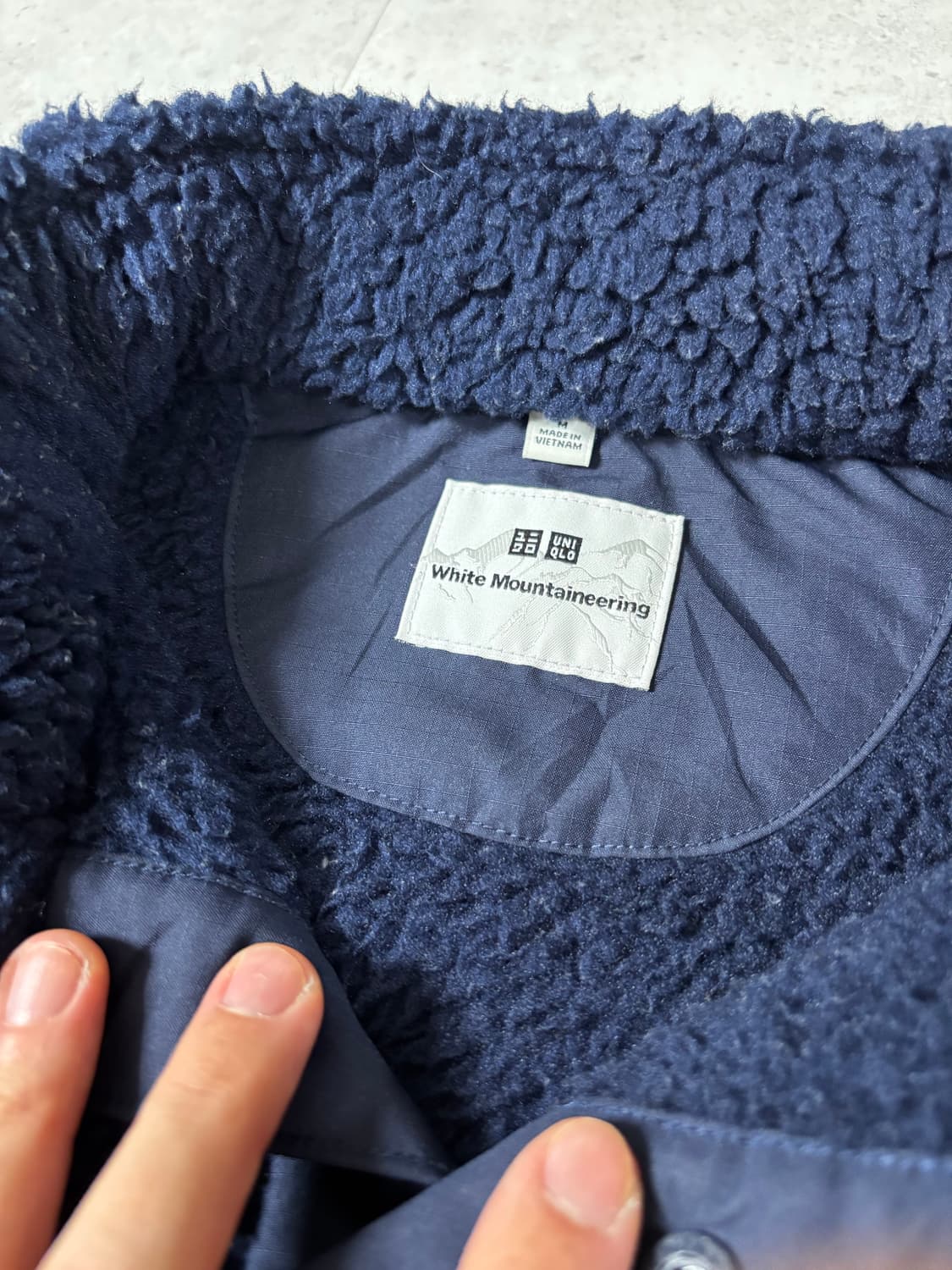 유니클로x화이트마운티니어링 차이나카라 플리스 상품이미지3