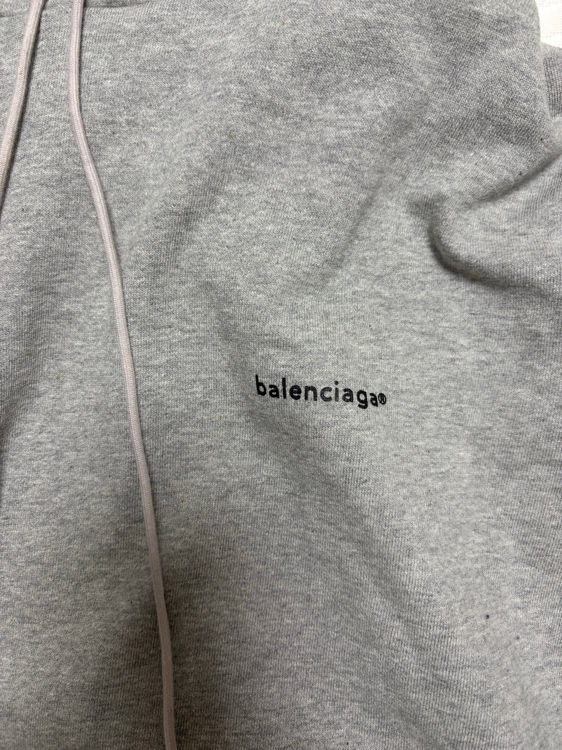 발렌시아가 그레이 후드티 상품이미지3