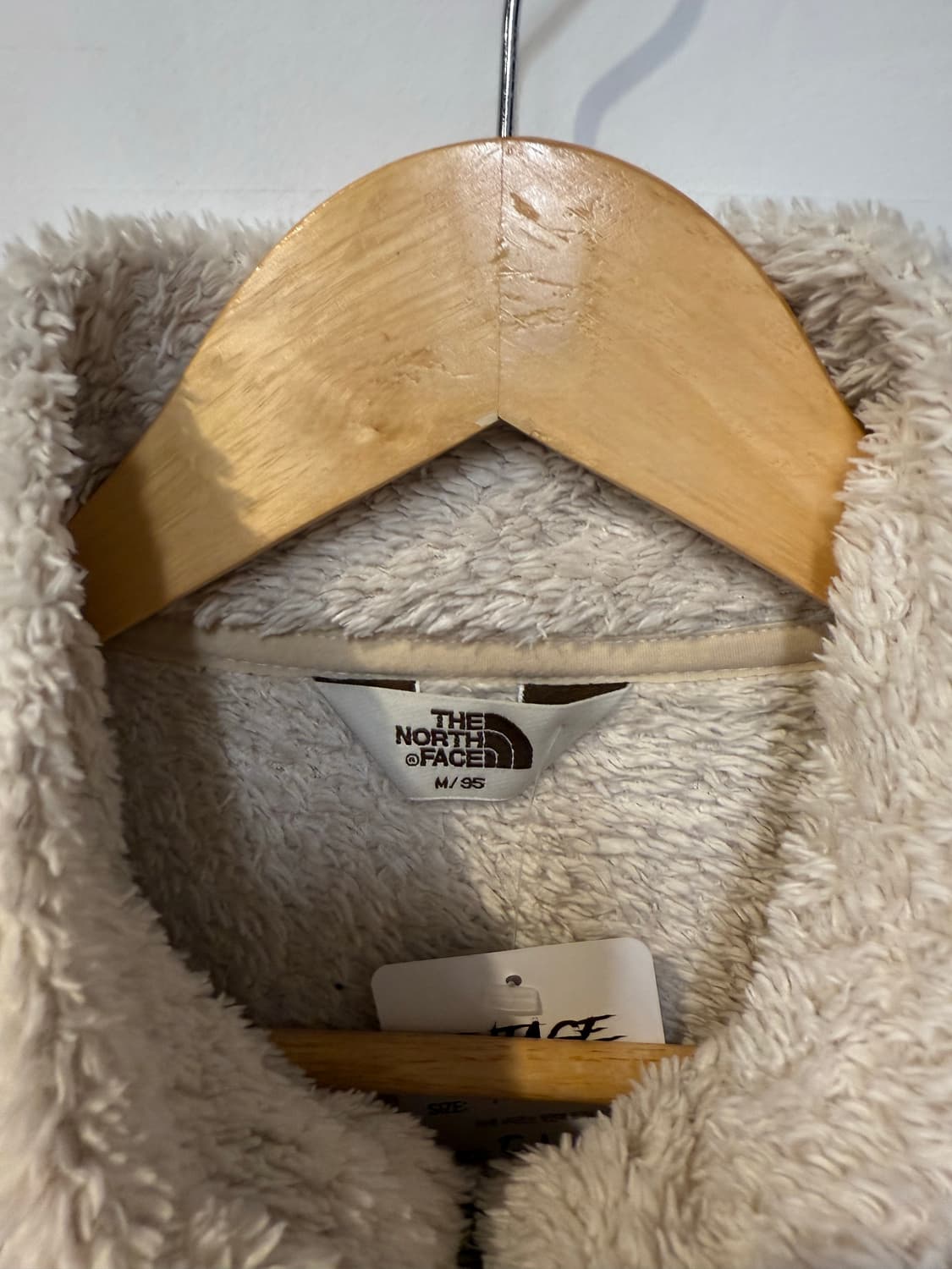 노스페이스 아이보리 플리스 집업 상품이미지3