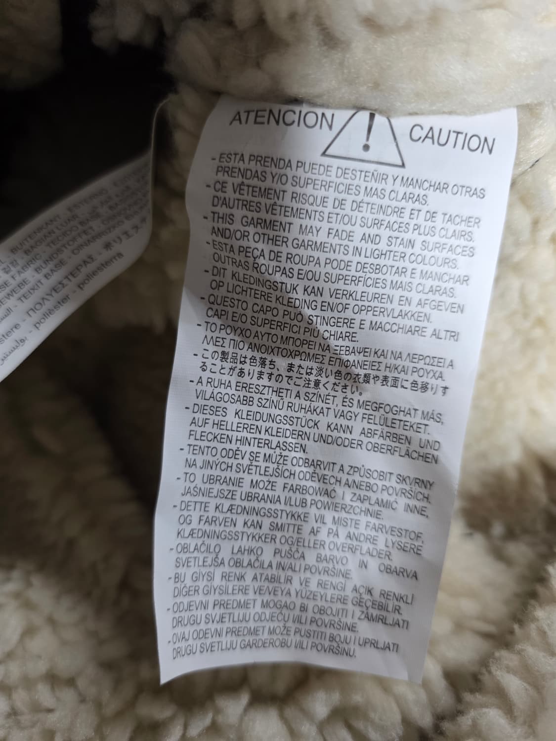 ZARA 자라 페이크 가죽 더블페이스트 무스탕점퍼.   싸이즈 95  상품이미지7